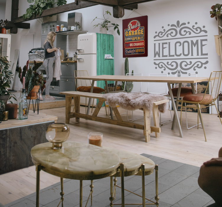 Tablou vintage Panou retro - TenStickers