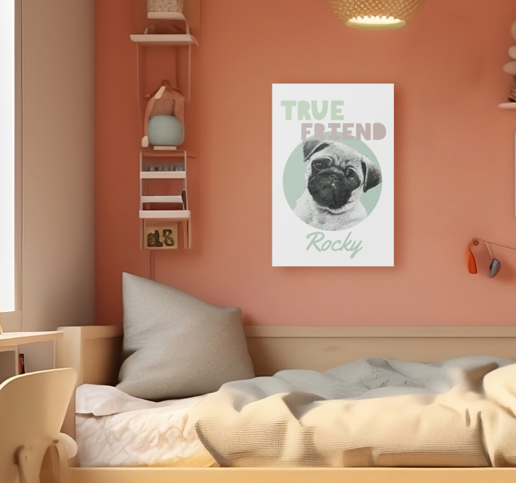 Tablou personalizat prieten adevărat - TenStickers