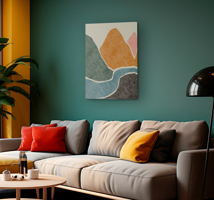 Pictura modernă pe pânză abstractă - TenStickers