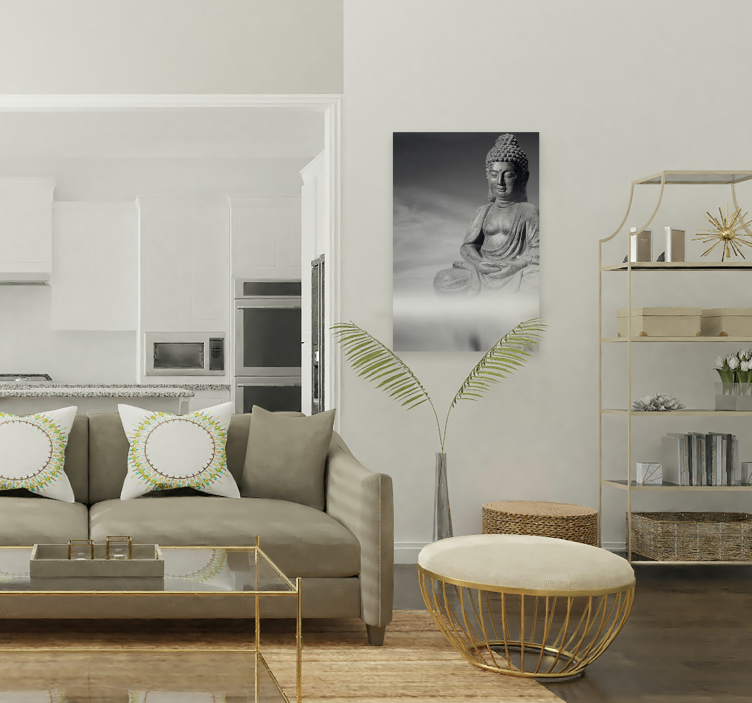 Imprimare de artă canvas buddha zen - TenStickers