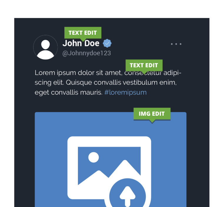 Tablou personalizat x ecran twitter - TenStickers