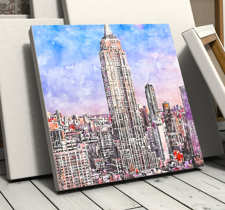 Ciudades new york city canvas - TenStickers