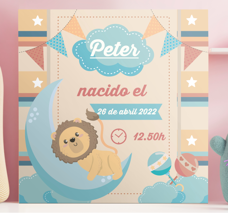 Tablou bei sărbătoarea lunii leului - TenStickers