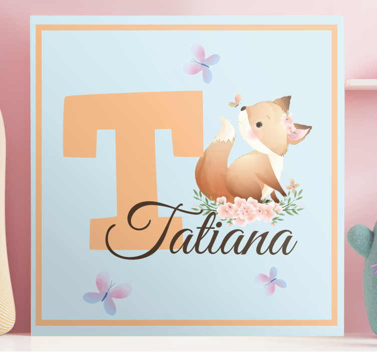 Tablou bei vulpea prietenoasă - TenStickers