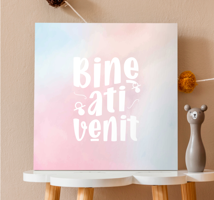 Tablou casa bine ati venit - TenStickers