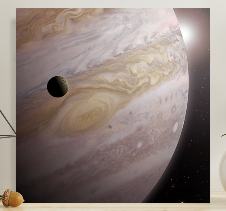 Tablou dinozauri dansul cosmic al lui jupiter - TenStickers