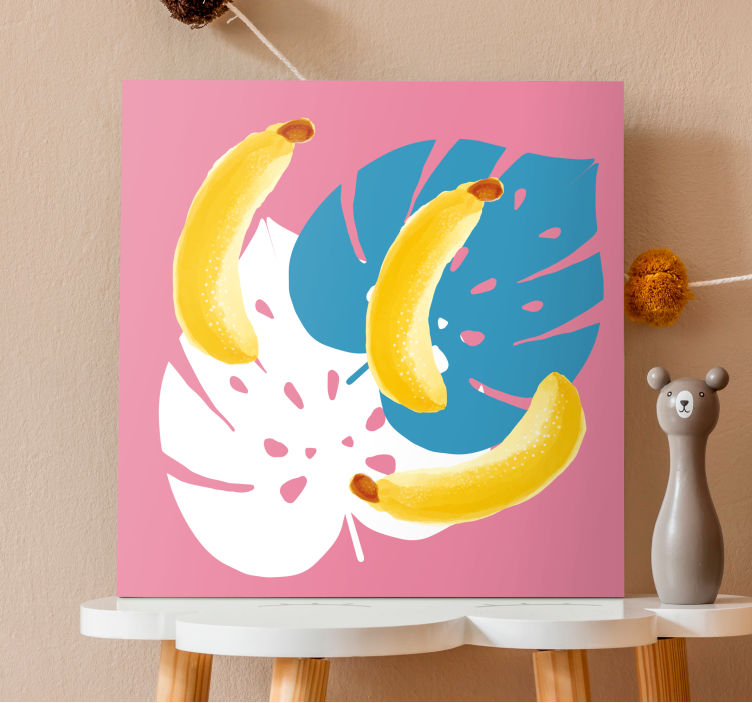 Tablou fructe expunere de banane tropicale - TenStickers
