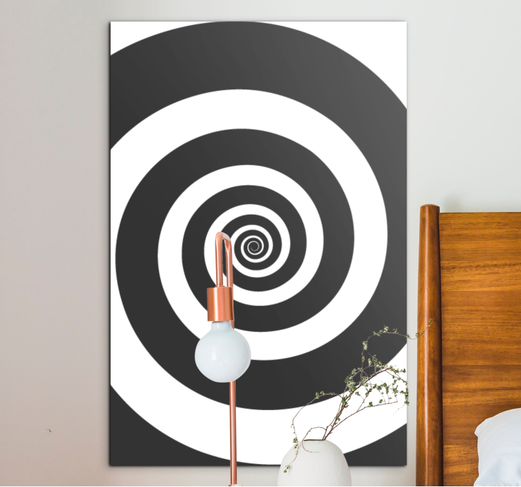 Tablou geometric cu model spiral - TenStickers