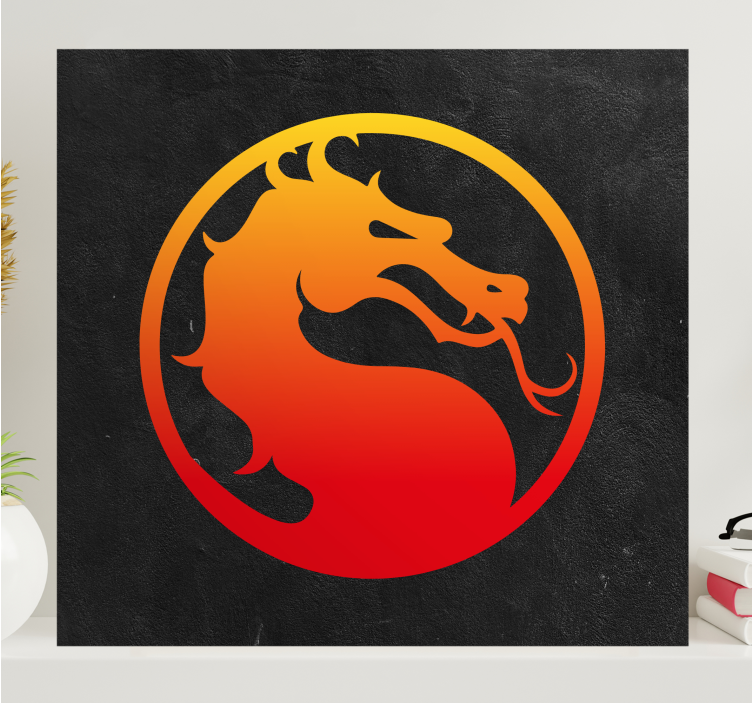 Tablou jocuri video dragonul mortal kombat - TenStickers