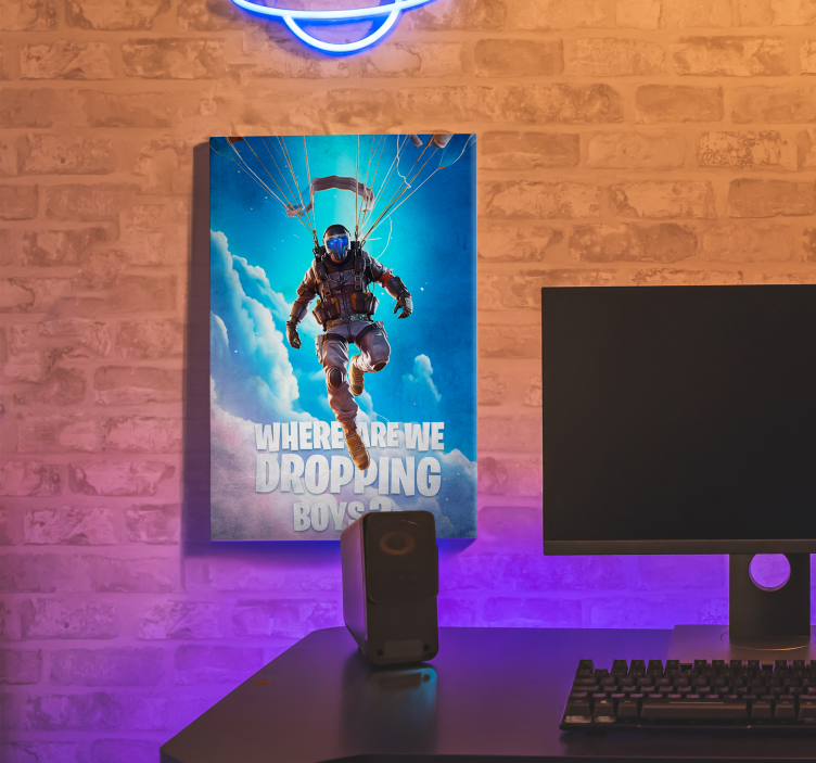 Tablou jocuri video unde ne lăsăm? - TenStickers