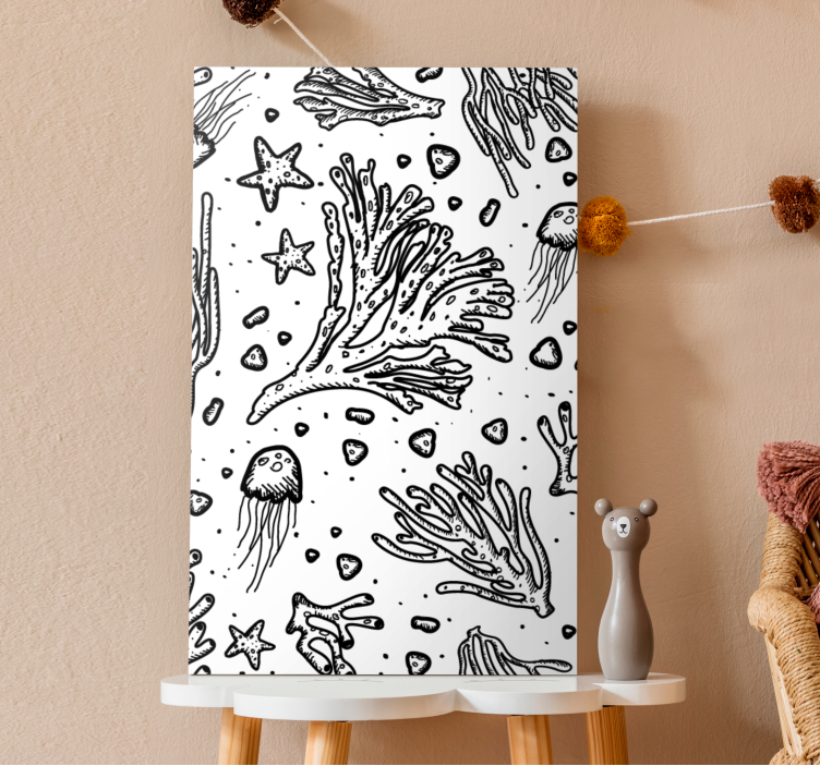 Tablou marinar viața recifului de corali - TenStickers