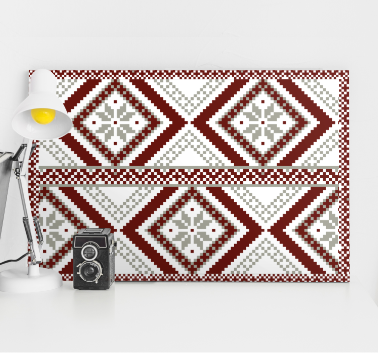 Tablou modern concept diamant geometric - TenStickers