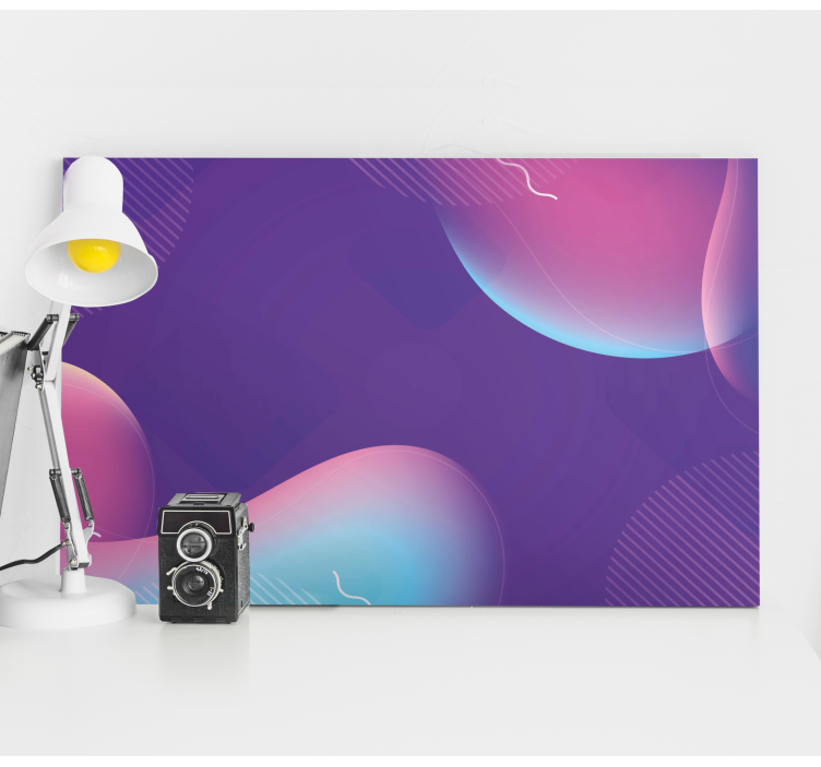 Tablou modern forme fluide abstracte - TenStickers