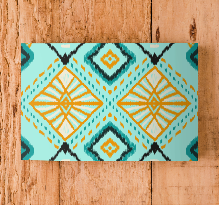 Tablou muzică artă cu motiv geometric - TenStickers