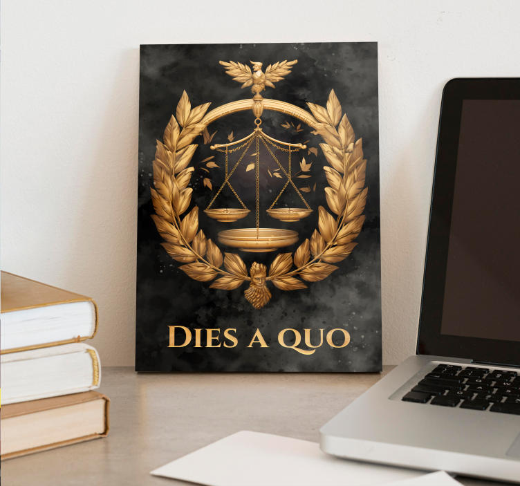 Tablou oficiu echilibru justiției - TenStickers