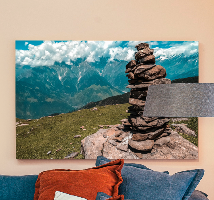 Tablou peisaje formațiune stivă de piatră - TenStickers