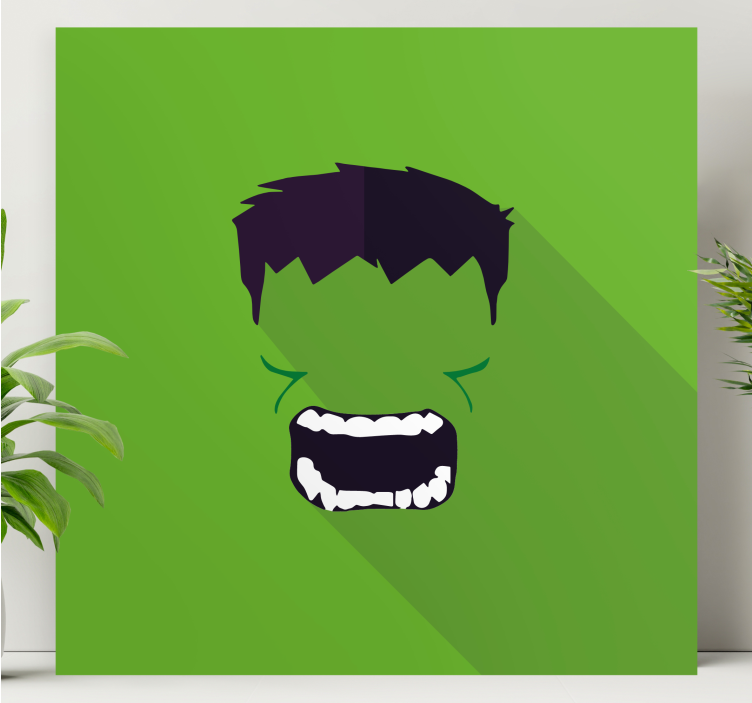 Tablou supereroi Super-erou verde - TenStickers