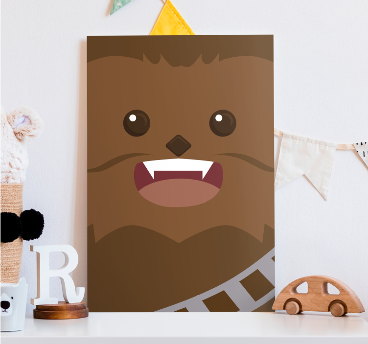 Tablou personaje chewie - TenStickers