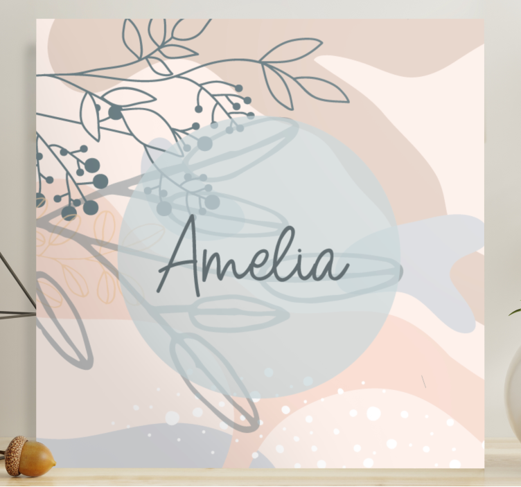 Tablou personalizat printul personalizat al ameliei - TenStickers