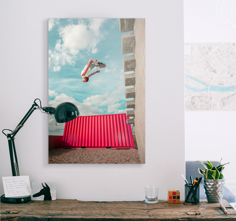 Tablou sport Parkour - TenStickers