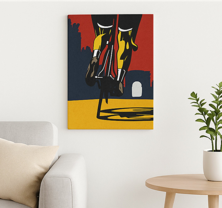 Tablou sport taci din picioare - TenStickers