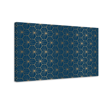 Modele geometrice elegante imprimeuri de artă modernă pe pânză - TenStickers