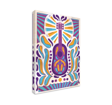 Motive muzicale muzică pânză artă de perete - TenStickers