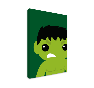 Supereroi hulk infantil super-erou încadrat artă de perete - TenStickers