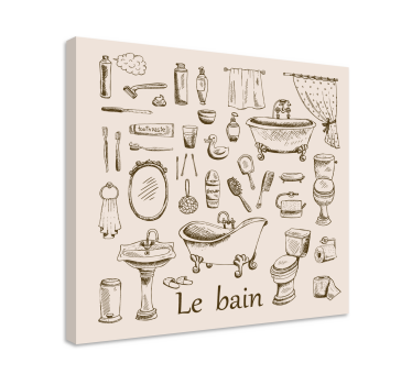 Baie vintage amprente de perete vintage - TenStickers