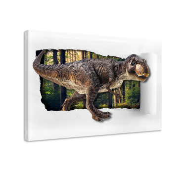Arta de perete dinozaur 3d - TenStickers