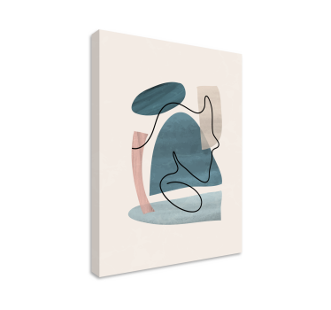 Elegantă litografie birou artă pânză - TenStickers