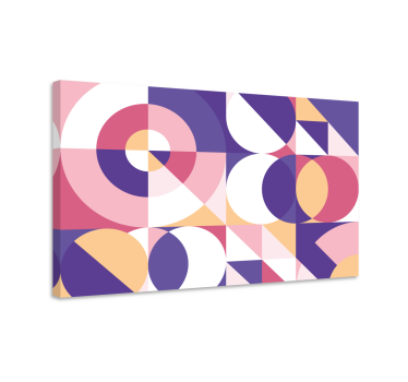 Figuri abstracte artă geometrică pânză de perete geometrică - TenStickers