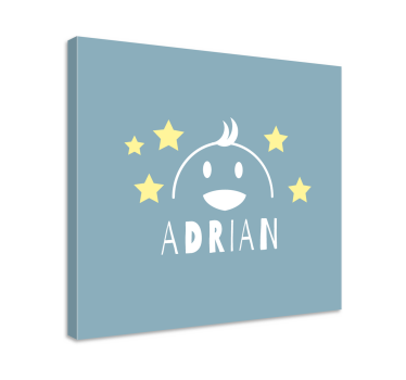 Tablou infantil față de personaj vesel - TenStickers