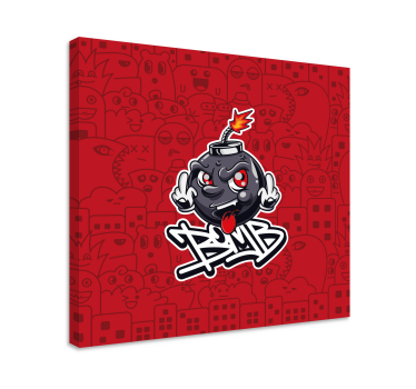 Swag baby bomb graffiti desen animat artă modernă imprimări pe pâ - TenStickers