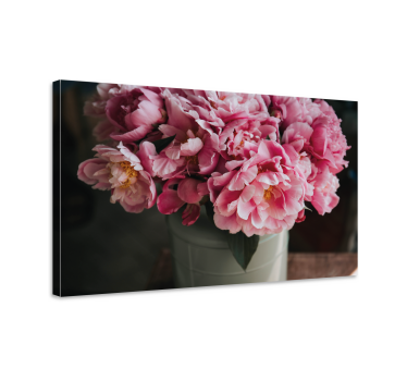 Buchet roz de flori roz poze panza 3d - TenStickers