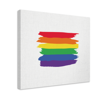 Tablou vintage design cu dungi îndrăznețe - TenStickers