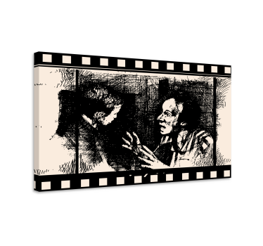 Tablou vintage dialoguri despre film - TenStickers