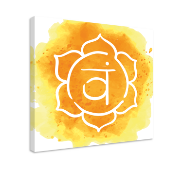 Frumos simbolul chakrei sacrale imprimeuri de artă modernă pe pân - TenStickers