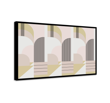 Tablou modern arce geometrice abstracte - TenStickers