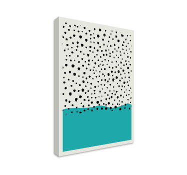 Tablou modern model acvatic punctat - TenStickers