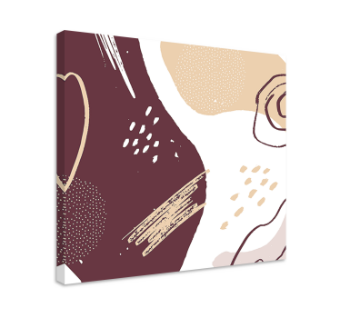Tablou modern compoziție de forme abstracte - TenStickers