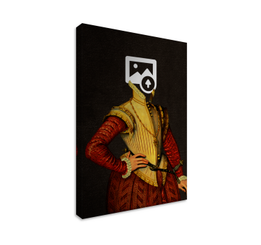 Tablou persoane Câine aristocrat - TenStickers