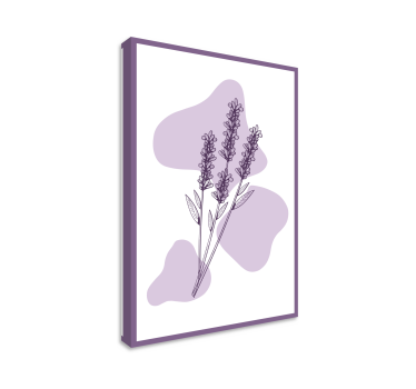 Tablou flori desen planta de lavandă - TenStickers
