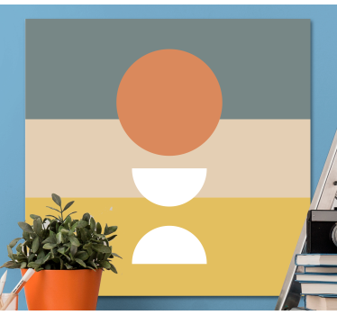 3 dungi cu pictură geometrică cu steag circular - TenStickers