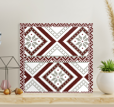 Tablou modern concept diamant geometric - TenStickers