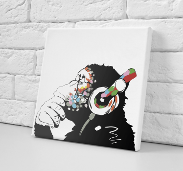 Mono bank muzică pânză artă de perete - TenStickers