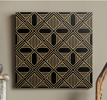 Amprente de perete cu model art deco grozav în stil gatsby - TenStickers