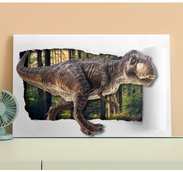 Arta de perete dinozaur 3d - TenStickers