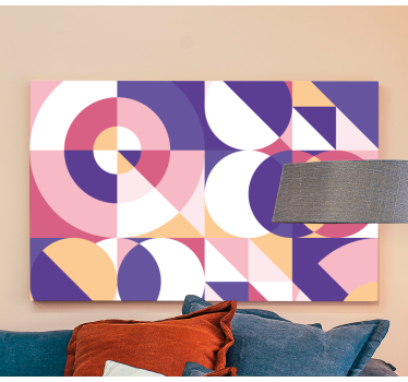 Figuri abstracte artă geometrică pânză de perete geometrică - TenStickers