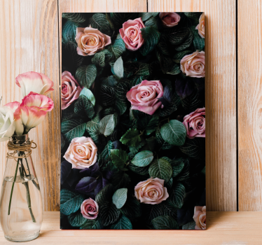Flori de trandafir roșu pânză florală - TenStickers